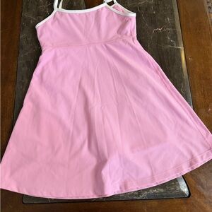 Beach Riot Pink and White Dress